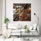 Rusty Panel Rouille I by Jean-François Dupuis on GIANT ART - orange abstract rust