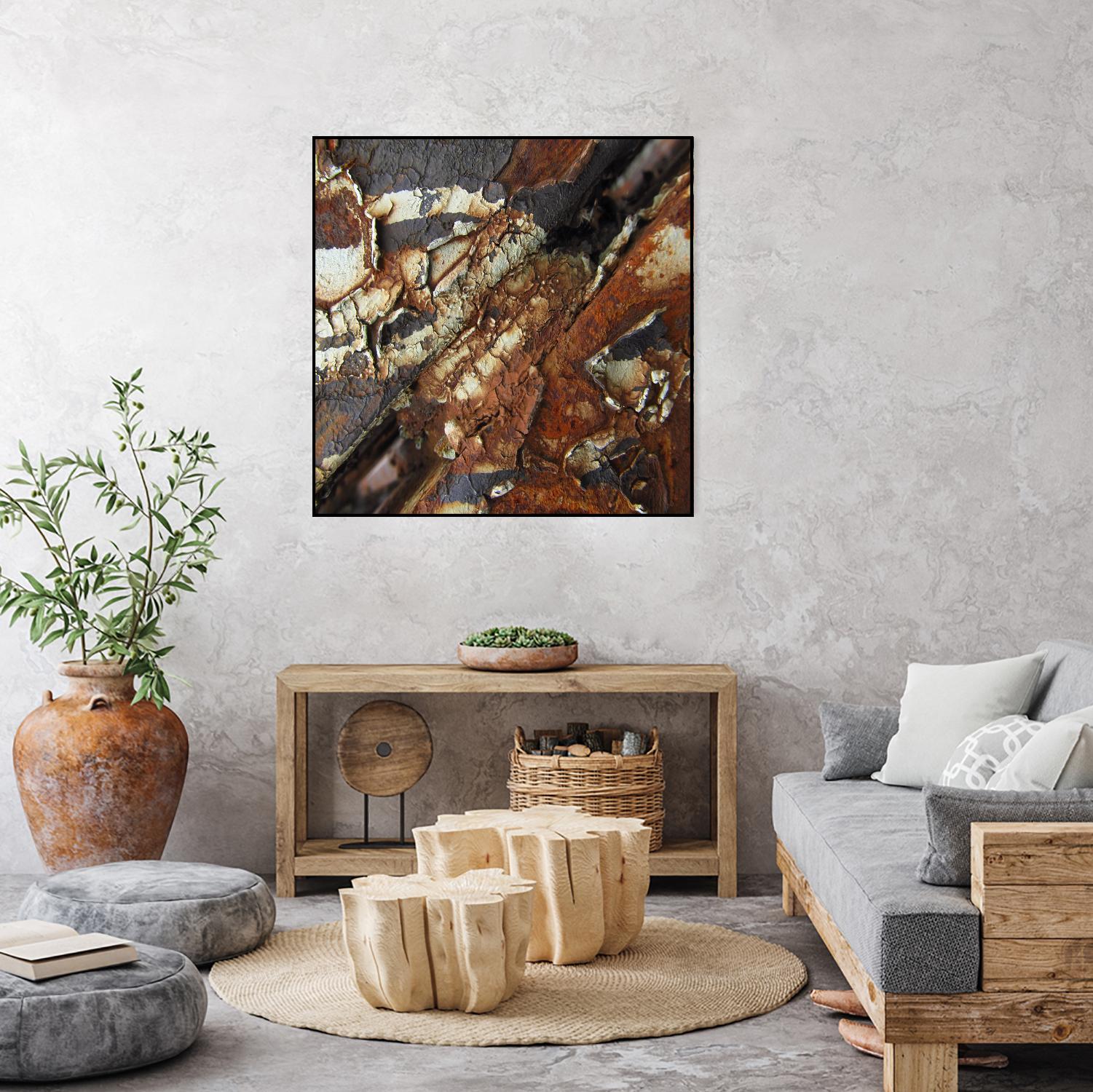 Rusty Panel by Jean-François Dupuis on GIANT ART - orange abstract rust