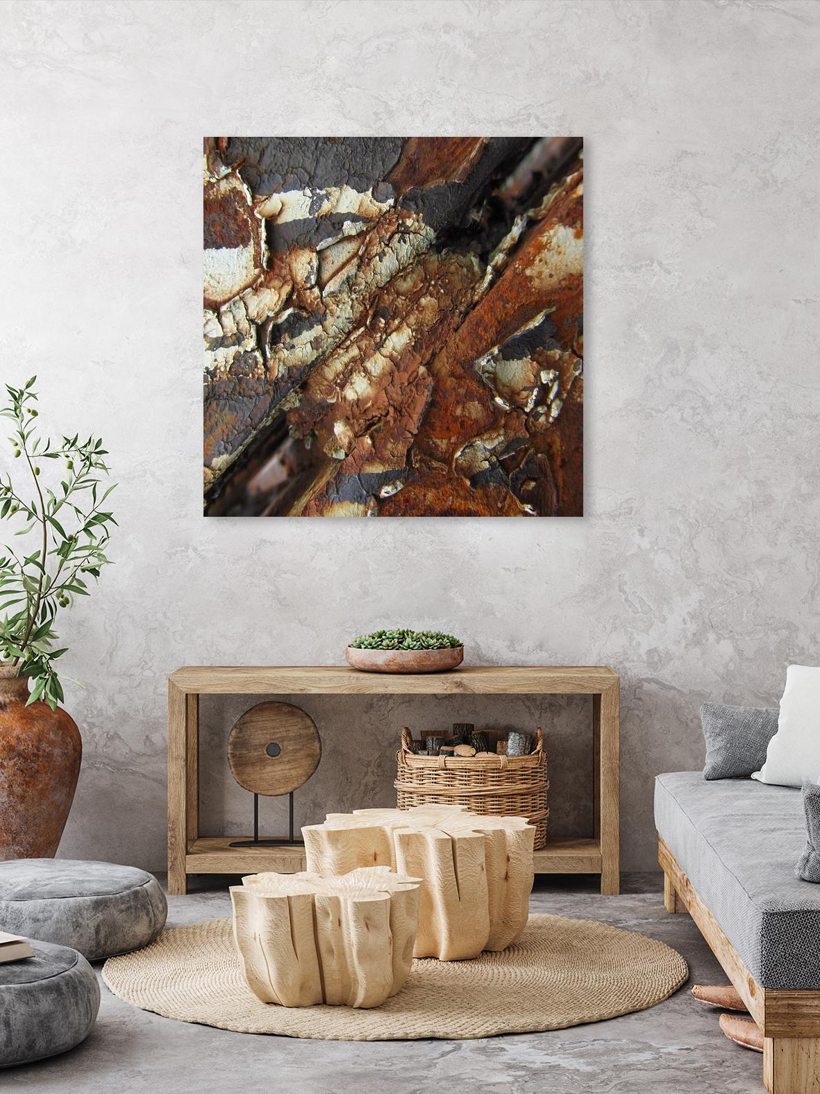 Rusty Panel Rouille I by Jean-François Dupuis on GIANT ART - orange abstract rust