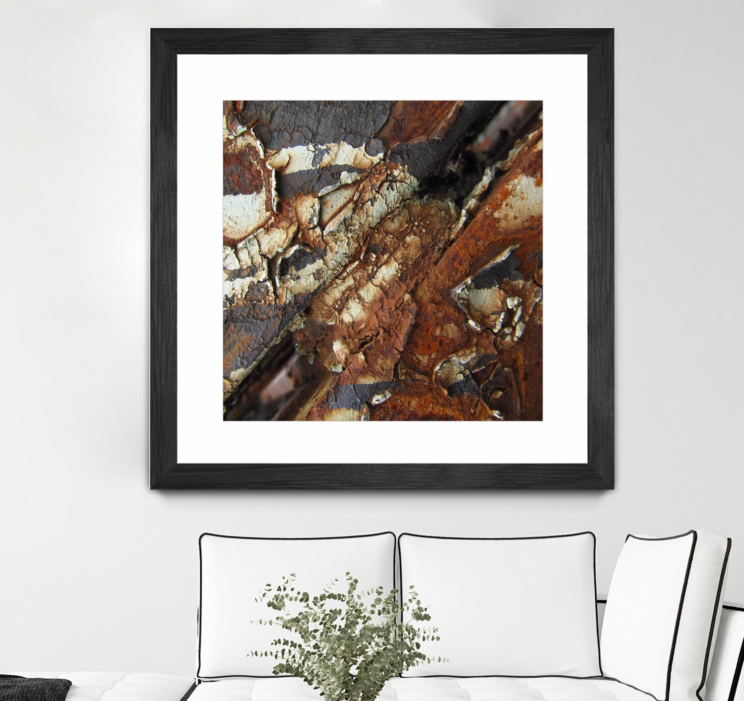 Rusty Panel by Jean-François Dupuis on GIANT ART - orange abstract rust