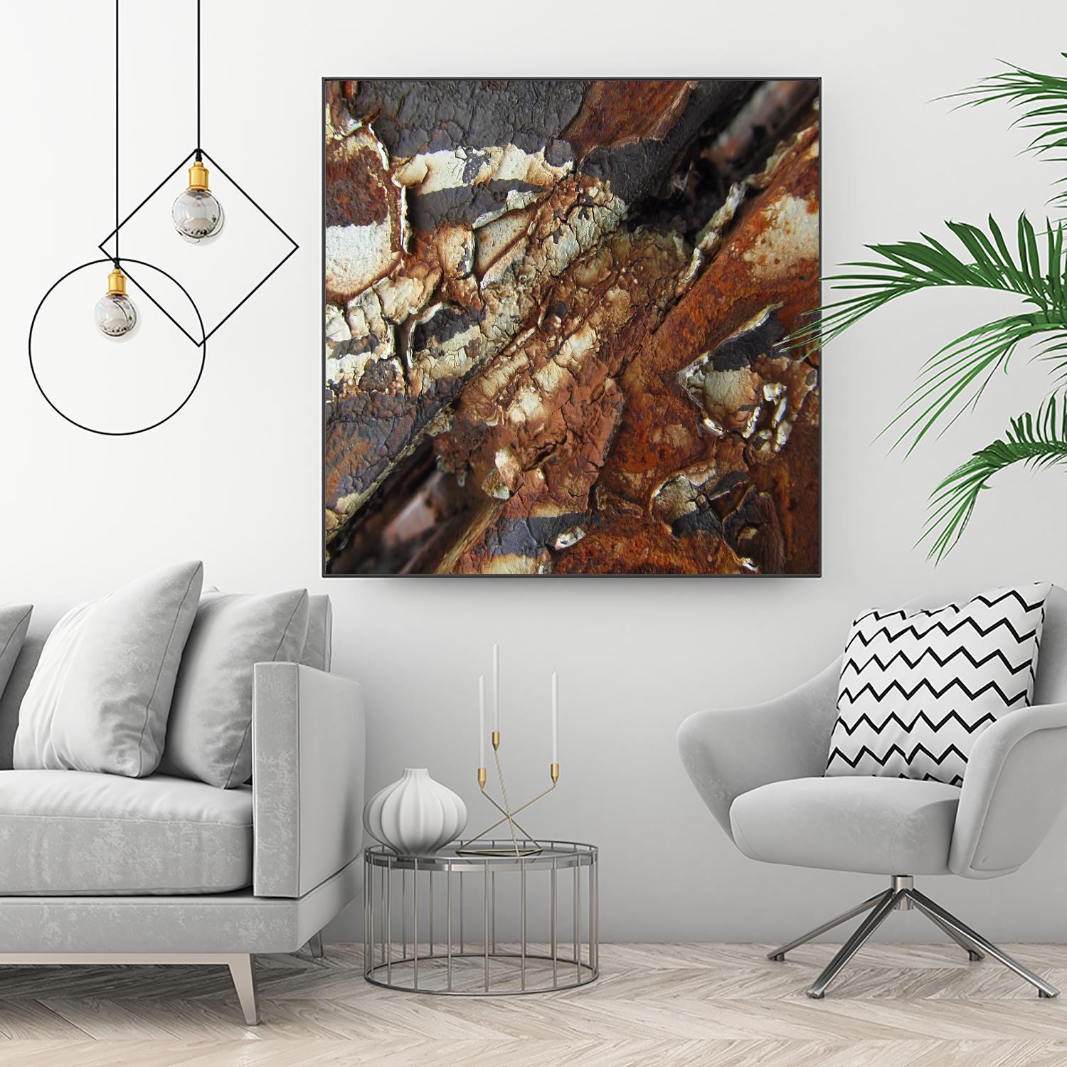 Rusty Panel by Jean-François Dupuis on GIANT ART - orange abstract rust