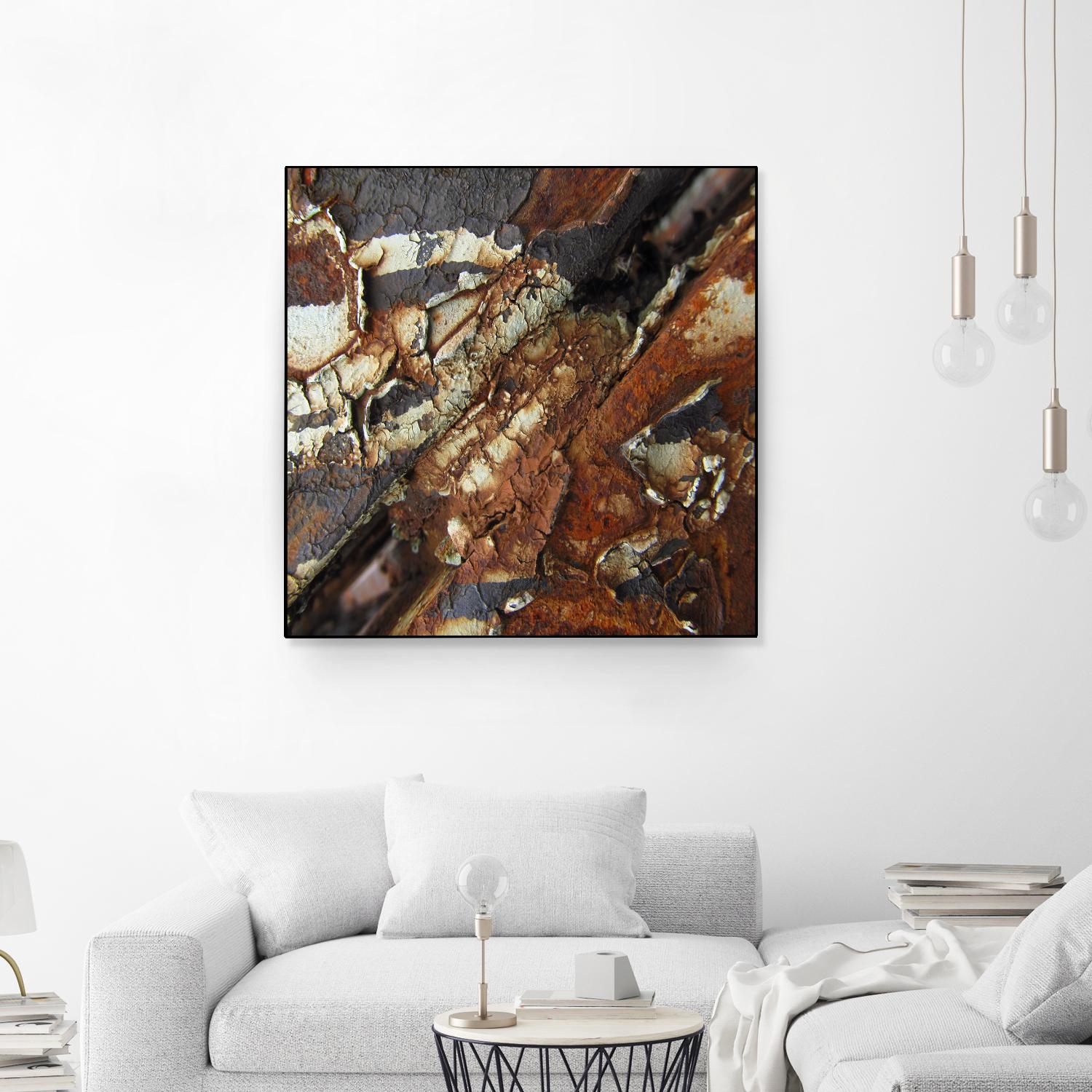 Rusty Panel by Jean-François Dupuis on GIANT ART - orange abstract rust