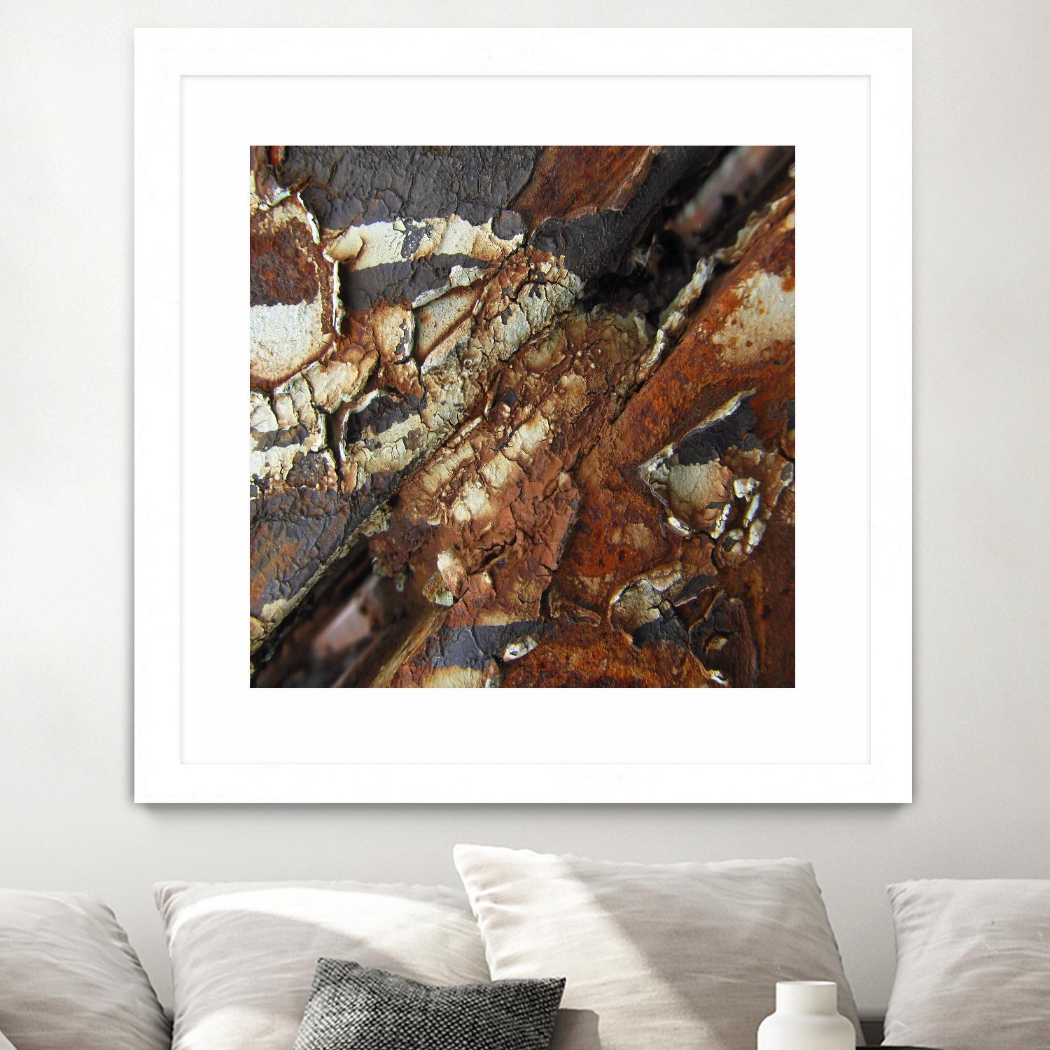 Rusty Panel by Jean-François Dupuis on GIANT ART - orange abstract rust