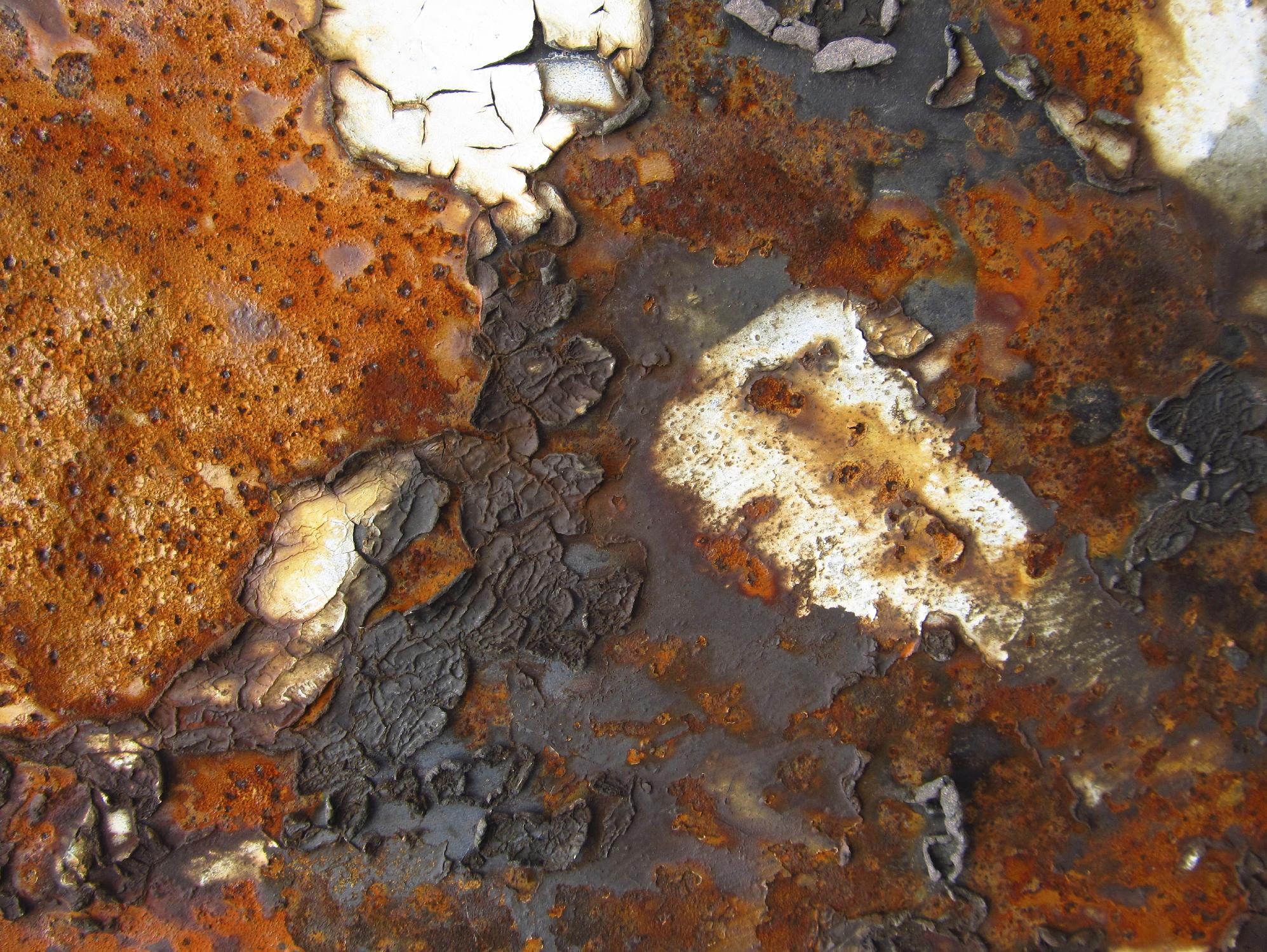 Rusty Panel by Jean-François Dupuis on GIANT ART - orange abstract artiste québécois