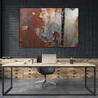 Rusty Panel by Jean-François Dupuis on GIANT ART - orange abstract artiste québécois