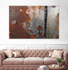 Rusty Panel by Jean-François Dupuis on GIANT ART - orange abstract artiste québécois