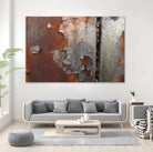 Rusty Panel by Jean-François Dupuis on GIANT ART - orange abstract artiste québécois