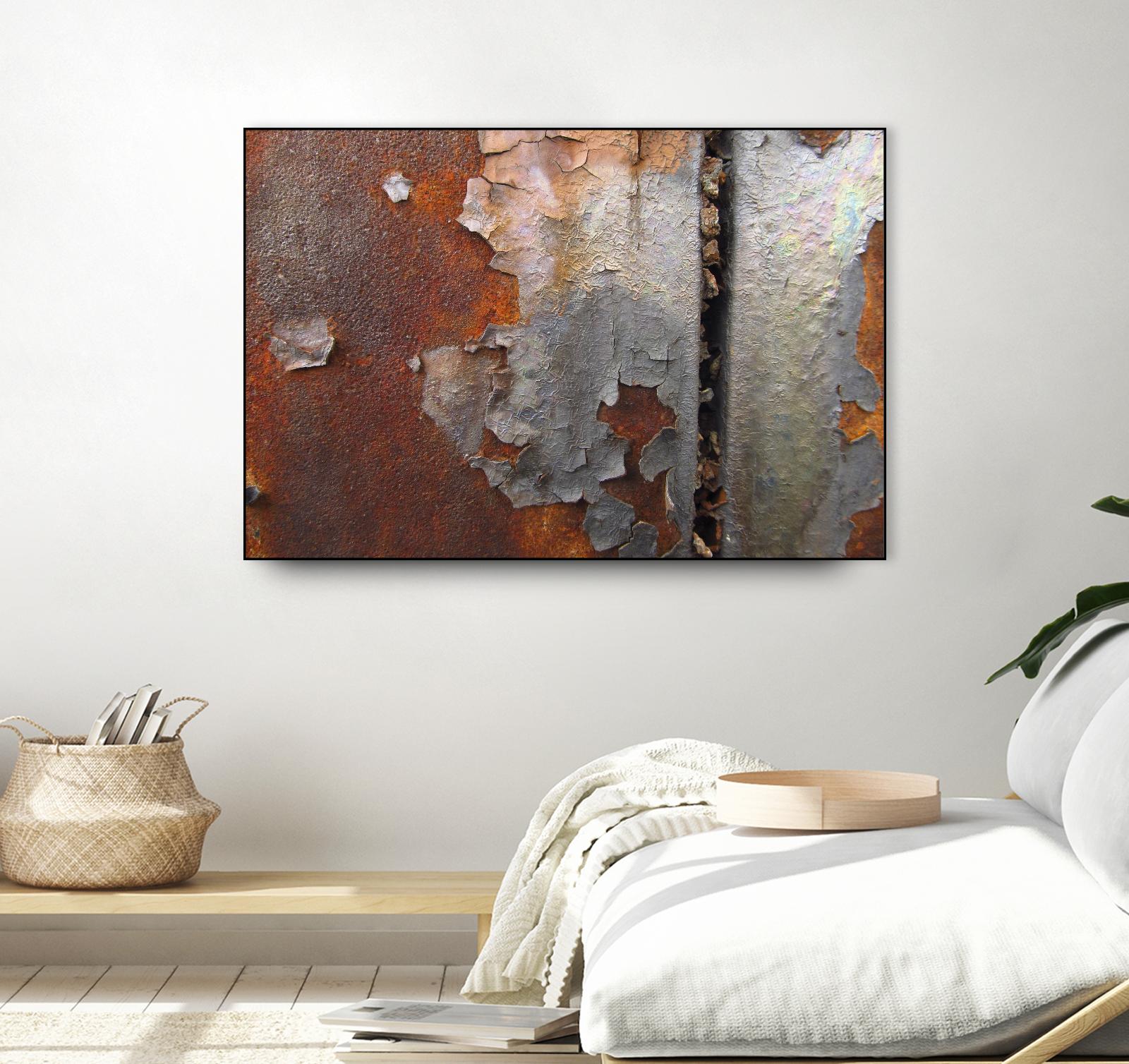 Rusty Panel by Jean-François Dupuis on GIANT ART - orange abstract artiste québécois