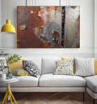 Rusty Panel by Jean-François Dupuis on GIANT ART - orange abstract artiste québécois