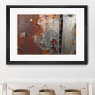 Rusty Panel  Rouille III by Jean-François Dupuis on GIANT ART - orange abstract artiste québécois