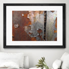 Rusty Panel  Rouille III by Jean-François Dupuis on GIANT ART - orange abstract artiste québécois