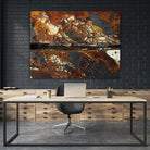 Rusty Panel by Jean-François Dupuis on GIANT ART - orange abstract rust