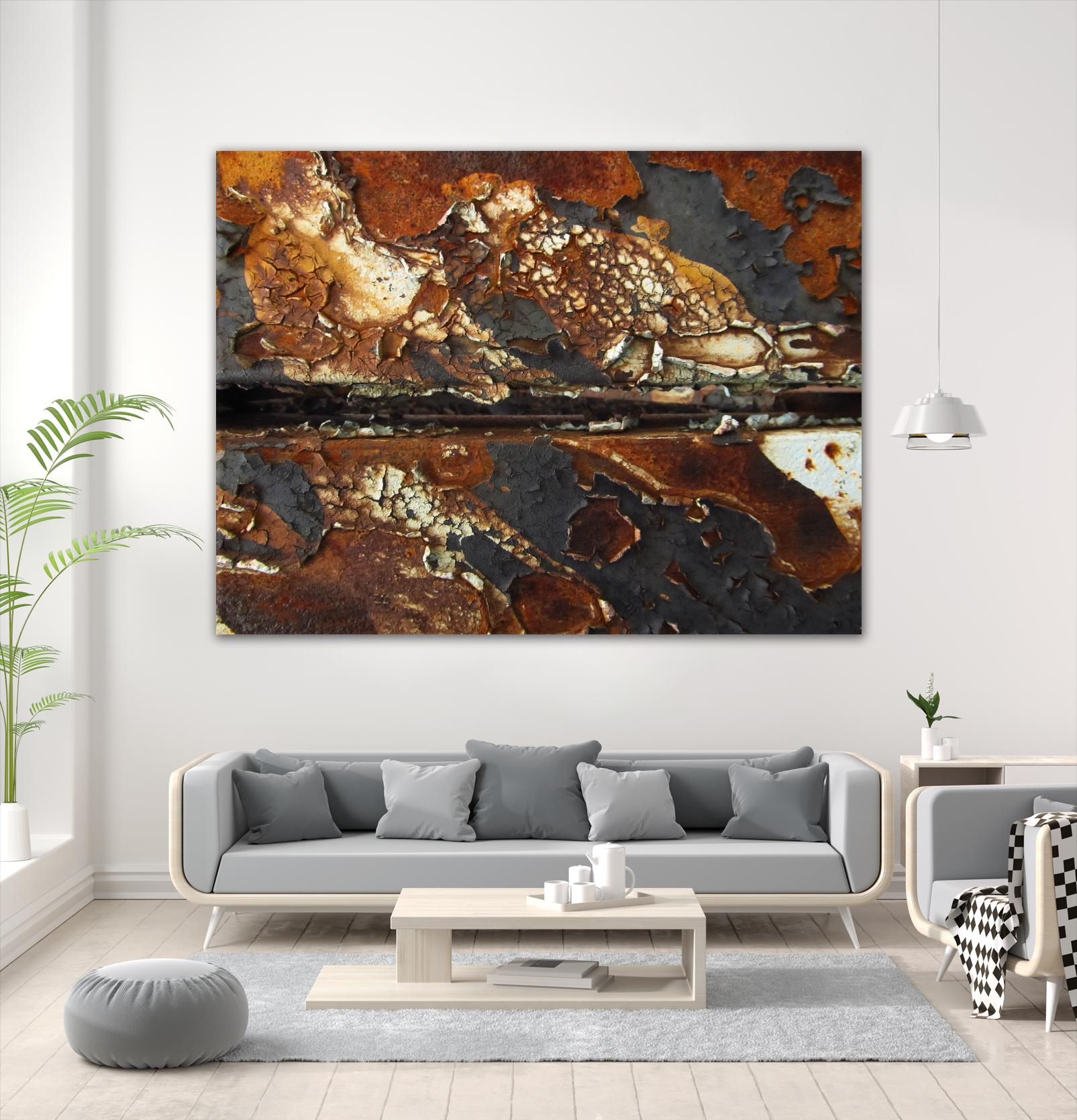 Rusty Panel by Jean-François Dupuis on GIANT ART - orange abstract rust