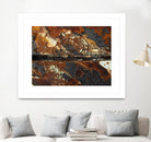 Rusty Panel Rouille V by Jean-François Dupuis on GIANT ART - orange abstract rust