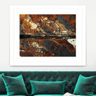 Rusty Panel Rouille V by Jean-François Dupuis on GIANT ART - orange abstract rust