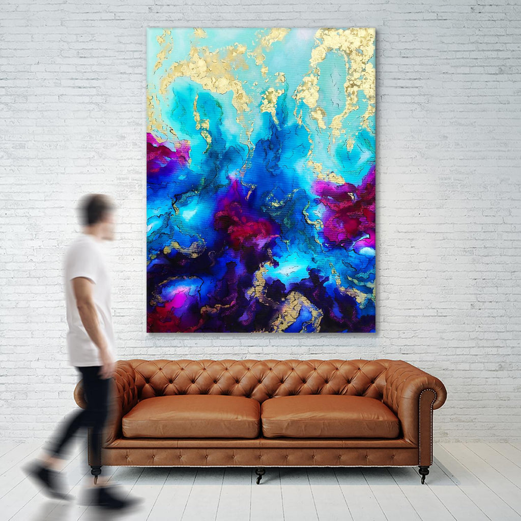 Al Magisti by Alyson Mccrink on GIANT ART - blue abstract