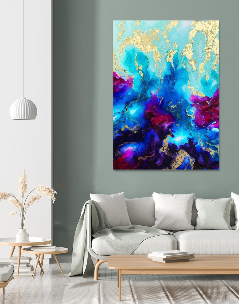 Al Magisti by Alyson Mccrink on GIANT ART - gold abstract abstract