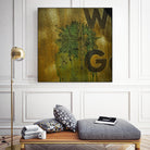 Rusty Panel by Jean-François Dupuis on GIANT ART - beige typography artiste québécois