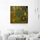 Rusty Panel by Jean-François Dupuis on GIANT ART - beige typography artiste québécois