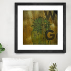 Rusty Panel by Jean-François Dupuis on GIANT ART - beige typography artiste québécois