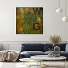 Rusty Panel by Jean-François Dupuis on GIANT ART - beige typography artiste québécois