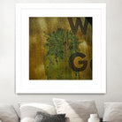 Rusty Panel by Jean-François Dupuis on GIANT ART - beige typography artiste québécois