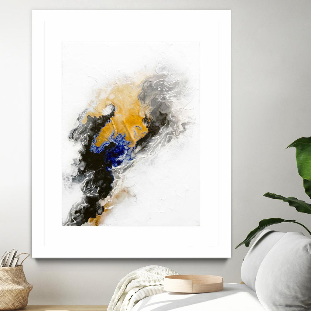 Riverbed by Alyson Mccrink on GIANT ART - blue abstract abstract