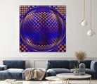 Motown III by Jefd on GIANT ART - blue digital round
