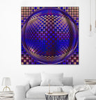 Motown III by Jefd on GIANT ART - blue digital round
