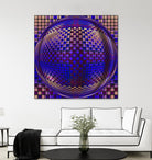 Motown III by Jefd on GIANT ART - blue digital round