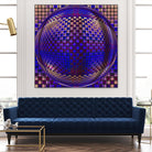 Motown III by Jefd on GIANT ART - blue digital round