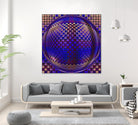 Motown III by Jefd on GIANT ART - blue digital round