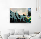 Insurgent Reminder by James Nye on GIANT ART - blue street art graffiti