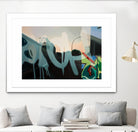 Insurgent Reminder by James Nye on GIANT ART - blue street art graffiti