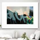 Insurgent Reminder by James Nye on GIANT ART - blue street art graffiti