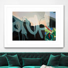 Insurgent Reminder by James Nye on GIANT ART - blue street art graffiti