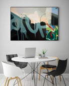 Insurgent Reminder by James Nye on GIANT ART - blue street art graffiti