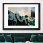 Insurgent Reminder by James Nye on GIANT ART - blue street art graffiti