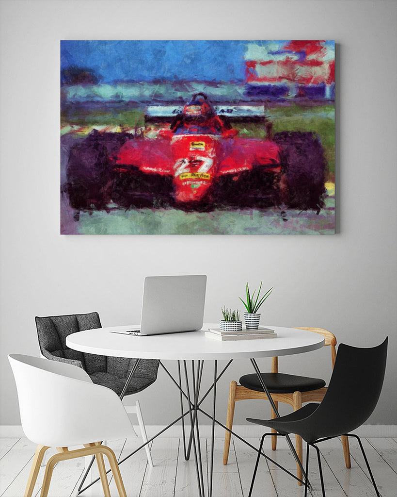 Formula 1 - IV by Jean-François Dupuis on GIANT ART - red transportation automobile