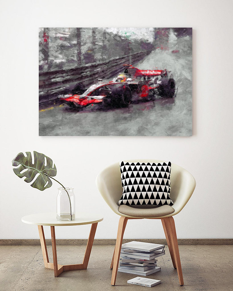 Formula 1 - VII by Jean-François Dupuis on GIANT ART - red transportation automobile