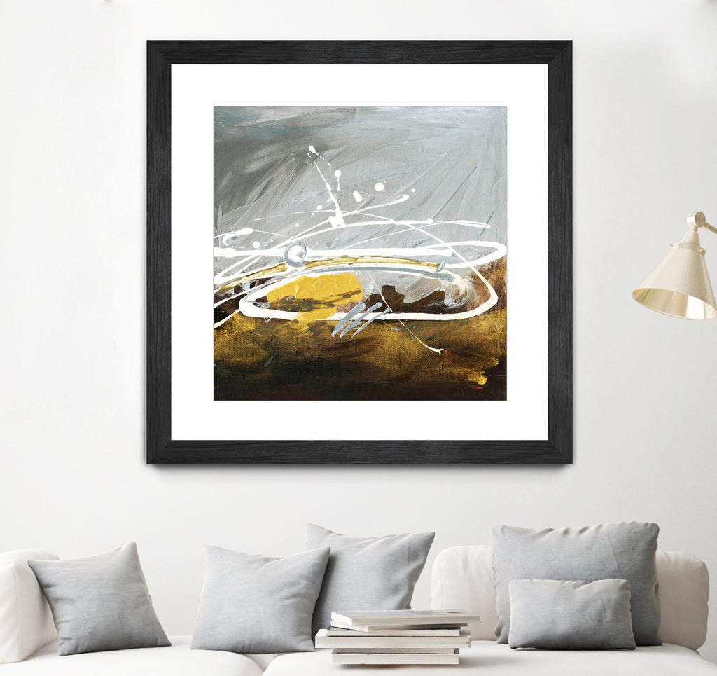 Golden Abstract by Meejlau on GIANT ART - gold abstract