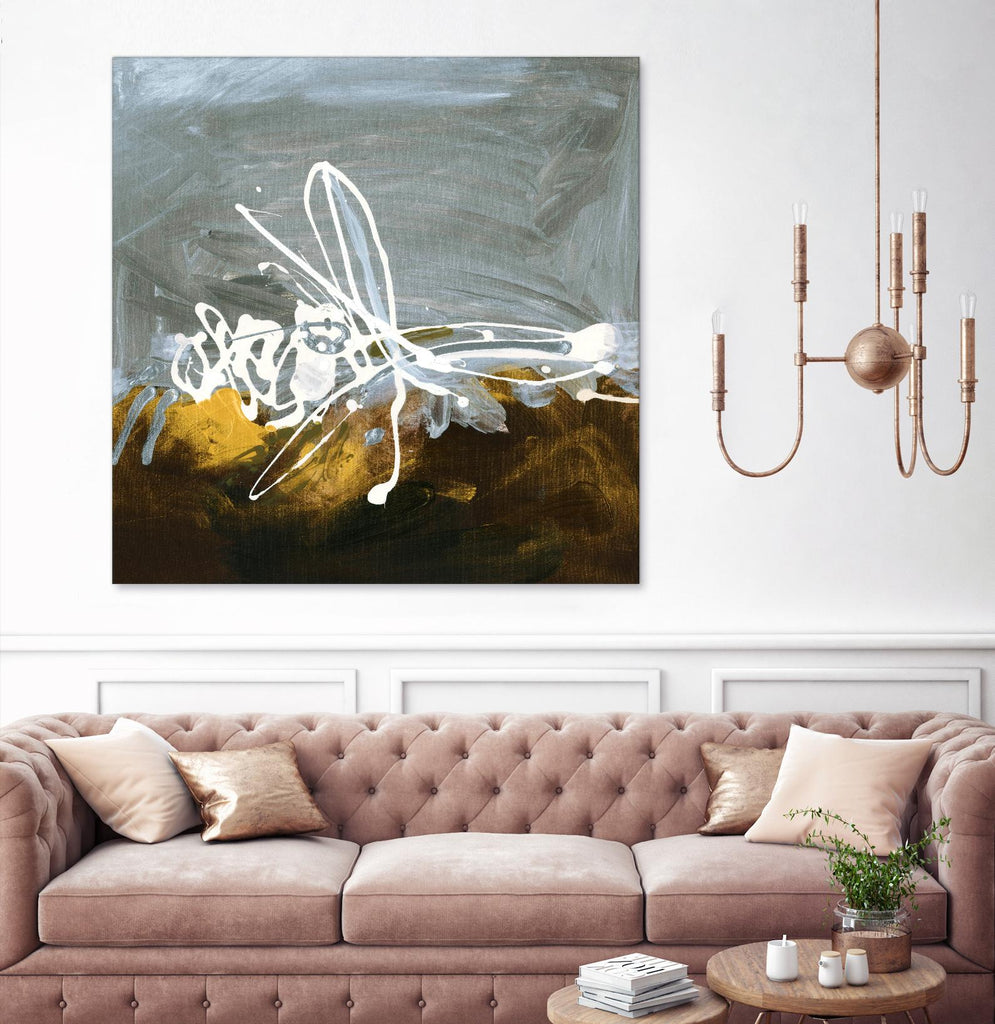Golden Abstract II by Meejlau on GIANT ART - gold abstract
