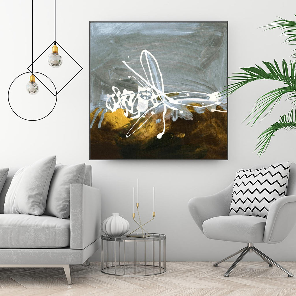 Golden Abstract II by Meejlau on GIANT ART - gold abstract