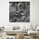 First Frost II by Jean-François Dupuis on GIANT ART - white black & white reflection