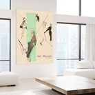 1950's Fashion - Suit Silouhette by Odette Lafontaine on GIANT ART - beige vintage woman