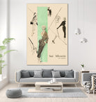 1950's Fashion - Suit Silouhette by Odette Lafontaine on GIANT ART - beige vintage woman