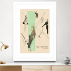 1950's Fashion - Suit Silouhette by Odette Lafontaine on GIANT ART - beige vintage woman