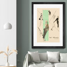 1950's Fashion - Suit Silouhette by Odette Lafontaine on GIANT ART - beige vintage woman