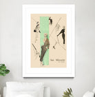 1950's Fashion - Suit Silouhette by Odette Lafontaine on GIANT ART - beige vintage woman