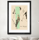 1950's Fashion - Suit Silouhette by Odette Lafontaine on GIANT ART - beige vintage woman